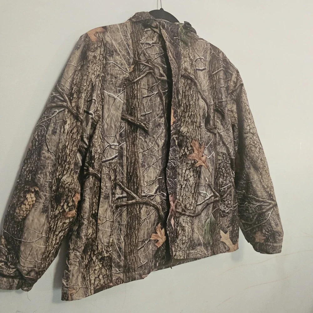 Huntsworth Oak Tree NTA Camouflage‎ Brown Zip Up Puffer Coat